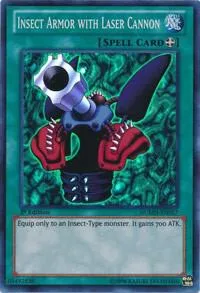 Insect Armor with Laser Cannon NUMH-EN057 Unlimited Yu-Gi-Oh card from Number Hunters