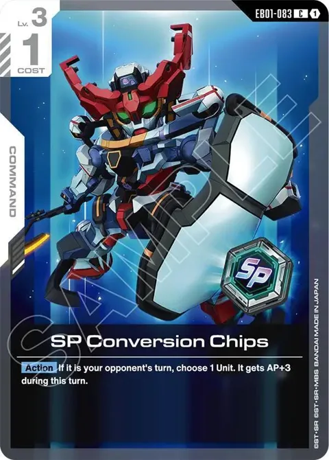 SP Conversion Chips EB01-083 Gundam card from Eternal Nexus