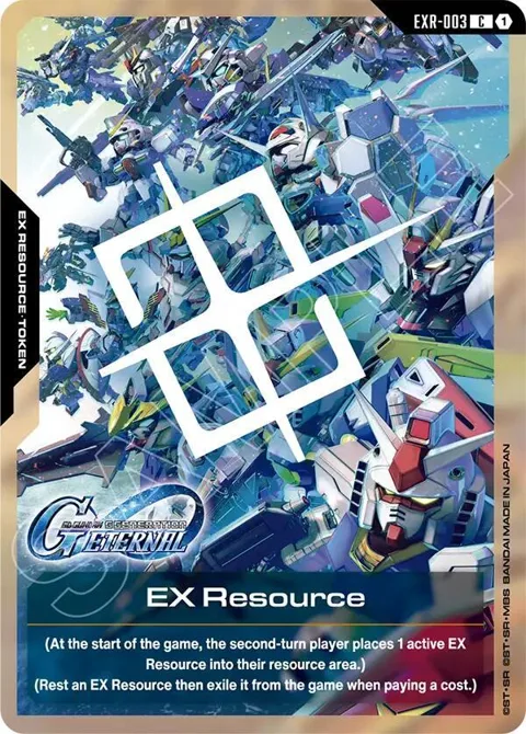 EX Resource EXR-003 Gundam card from Starter Deck 10: Generation Pulse