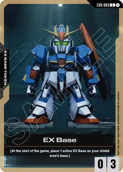 EX Base EXB-003 Gundam card from Starter Deck 10: Generation Pulse