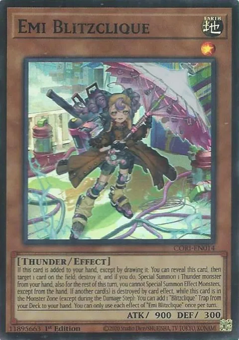 Emi Blitzclique CORI-EN014 Yu-Gi-Oh card from Chaos Origins