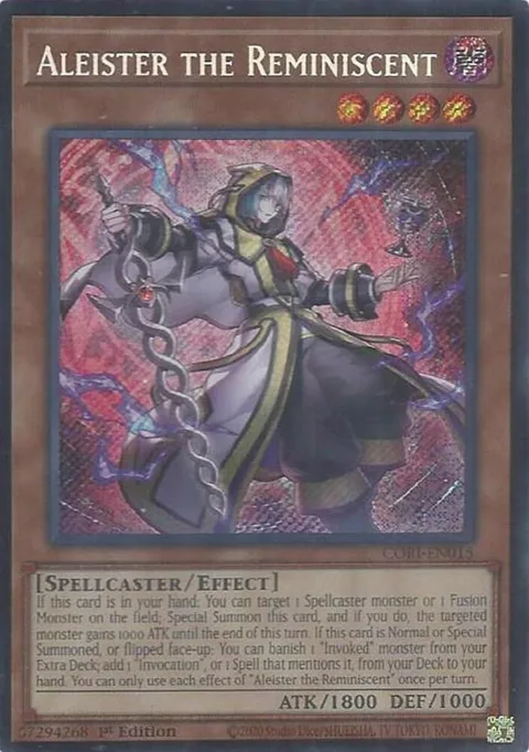 Aleister the Reminiscent CORI-EN015 Yu-Gi-Oh card from Chaos Origins