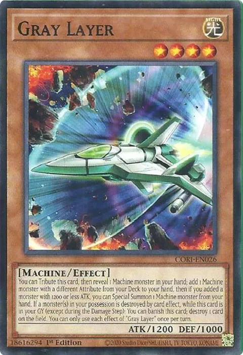 Gray Layer CORI-EN026 Yu-Gi-Oh card from Chaos Origins