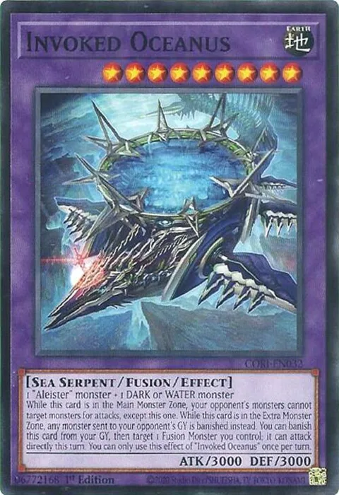 Invoked Oceanus CORI-EN032 Yu-Gi-Oh card from Chaos Origins