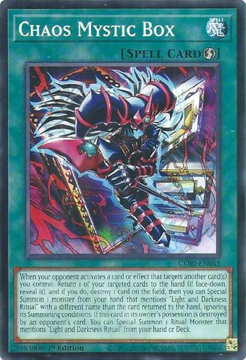 Chaos Mystic Box CORI-EN045 Yu-Gi-Oh card from Chaos Origins
