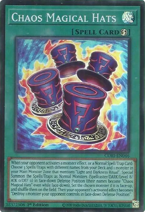 Chaos Magical Hats CORI-EN046 Yu-Gi-Oh card from Chaos Origins