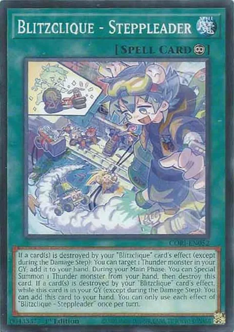 Blitzclique - Steppleader CORI-EN052 Yu-Gi-Oh card from Chaos Origins