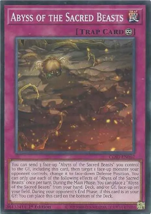 Abyss of the Sacred Beasts CORI-EN067 Yu-Gi-Oh card from Chaos Origins