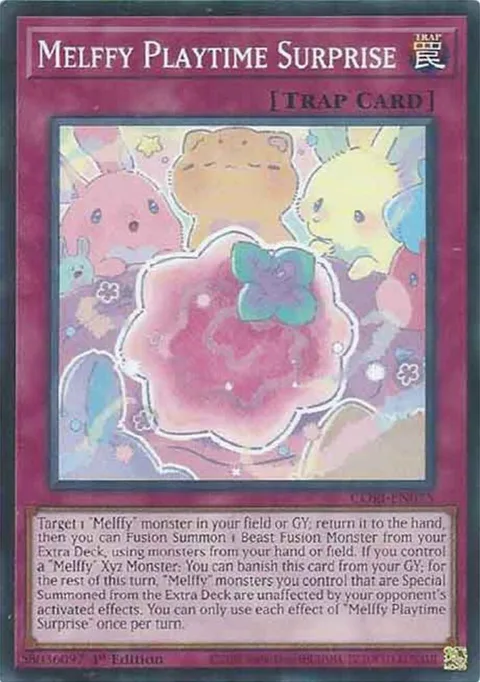 Melffy Playtime Surprise CORI-EN075 Yu-Gi-Oh card from Chaos Origins