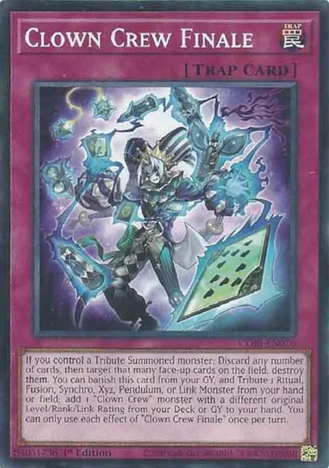 Clown Crew Finale CORI-EN076 Yu-Gi-Oh card from Chaos Origins