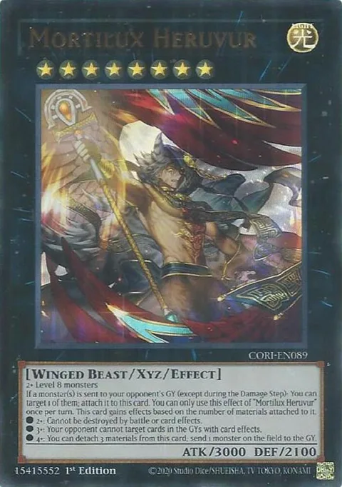 Mortilux Heruvur CORI-EN089 Yu-Gi-Oh card from Chaos Origins