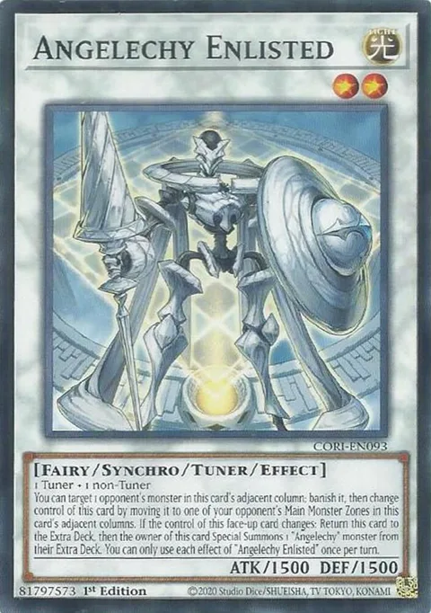 Angelechy Enlisted CORI-EN093 Yu-Gi-Oh card from Chaos Origins
