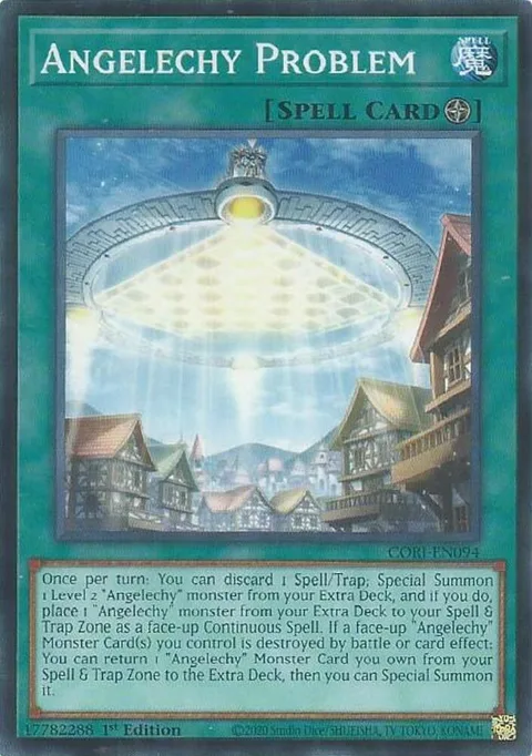 Angelechy Problem CORI-EN094 Yu-Gi-Oh card from Chaos Origins