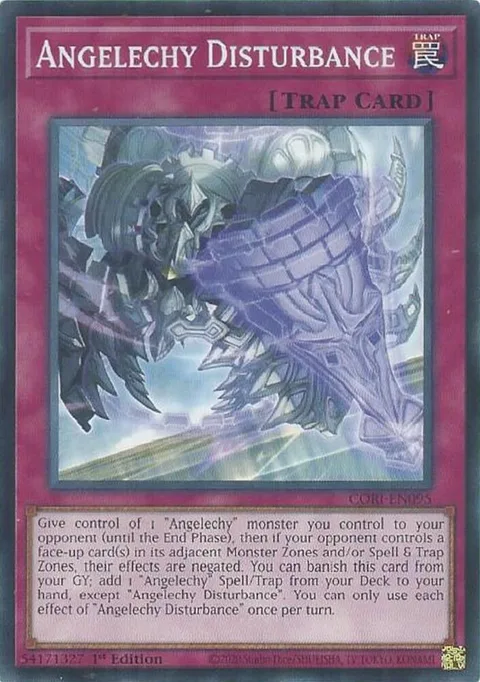 Angelechy Disturbance CORI-EN095 Yu-Gi-Oh card from Chaos Origins