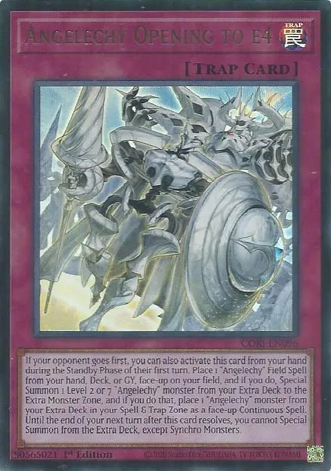 Angelechy Opening to e4 CORI-EN096 Yu-Gi-Oh card from Chaos Origins