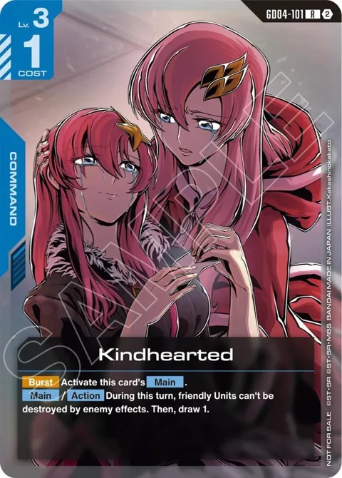 Kindhearted Store Tournament Participation Pack 05 GD04-101 Gundam card from Gundam Promotional Cards