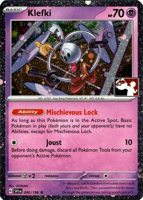 Klefki - 096/198 Cosmos Holo #096/198 Holofoil Pokémon card from Prize Pack Series Cards
