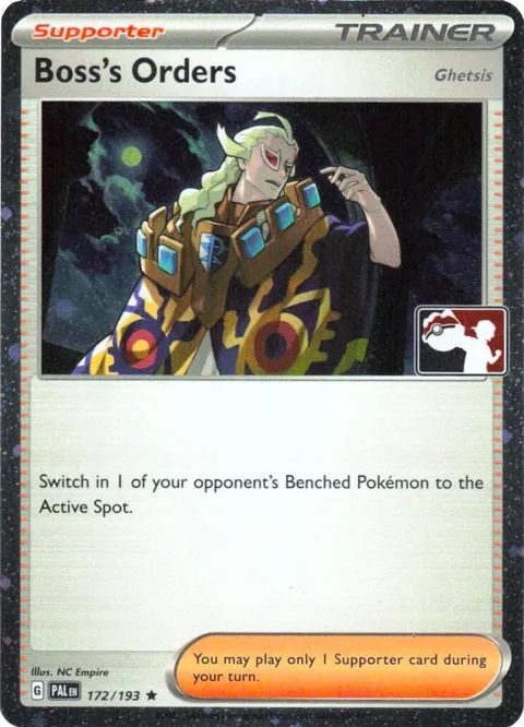 Boss's Orders [Ghetsis] - 172/193 Cosmos Holo #172/193 Holofoil Pokémon card from Prize Pack Series Cards