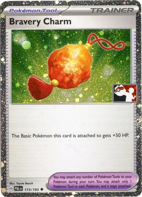 Bravery Charm - 173/193 Cosmos Holo #173/193 Holofoil Pokémon card from Prize Pack Series Cards