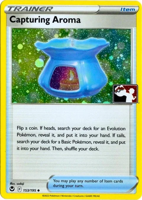 Capturing Aroma - 153/195 Cosmos Holo #153/195 Holofoil Pokémon card from Prize Pack Series Cards