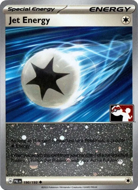 Jet Energy - 190/193 Cosmos Holo #190/193 Reverse Holofoil Pokémon card from Prize Pack Series Cards