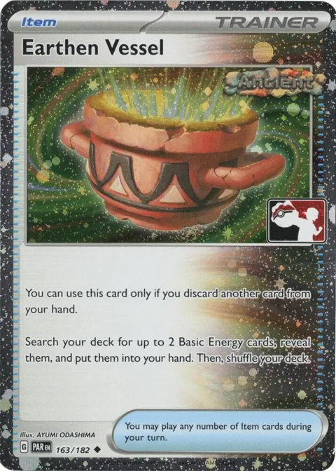 Earthen Vessel - 163/182 Cosmos Holo #163/182 Holofoil Pokémon card from Prize Pack Series Cards