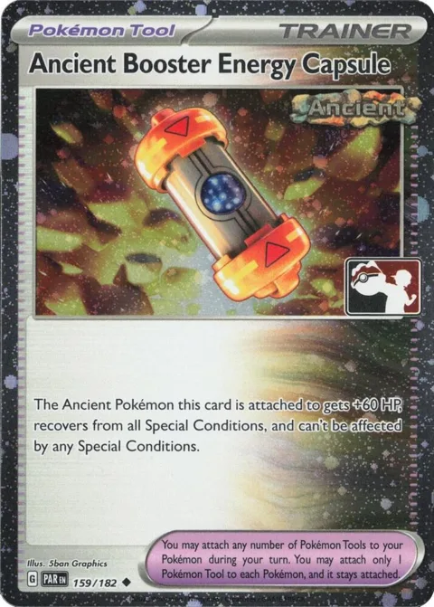 Ancient Booster Energy Capsule - 159/182 Cosmos Holo #159/182 Holofoil Pokémon card from Prize Pack Series Cards