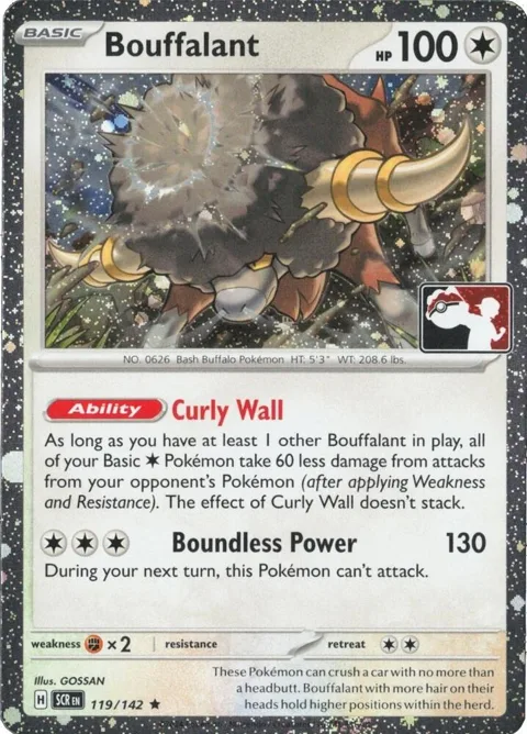 Bouffalant - 119/142 Cosmos Holo #119/142 Holofoil Pokémon card from Prize Pack Series Cards