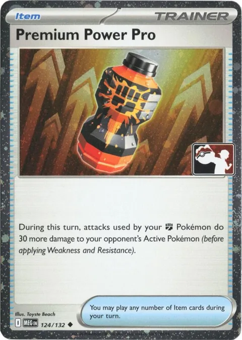 Premium Power Pro - 124/132 Cosmos Holo #124/132 Holofoil Pokémon card from Prize Pack Series Cards