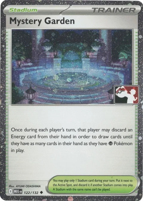Mystery Garden - 122/132 Cosmos Holo #122/132 Holofoil Pokémon card from Prize Pack Series Cards
