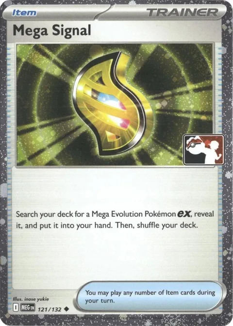 Mega Signal - 121/132 Cosmos Holo #121/132 Holofoil Pokémon card from Prize Pack Series Cards