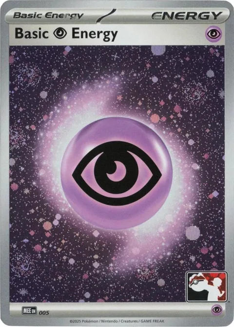 Basic Psychic Energy - MEE 005 Cosmos Holo #005 Holofoil Pokémon card from Prize Pack Series Cards
