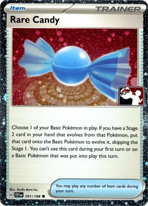 Rare Candy - 191/198 Cosmos Holo #191/198 Holofoil Pokémon card from Prize Pack Series Cards