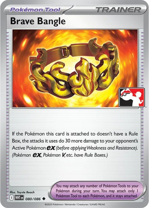 Brave Bangle - 080/086 Cosmos Holo #080/086 Holofoil Pokémon card from Prize Pack Series Cards