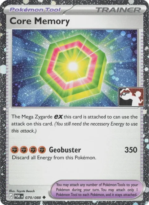 Core Memory - 070/088 Cosmos Holo #070/088 Holofoil Pokémon card from Prize Pack Series Cards