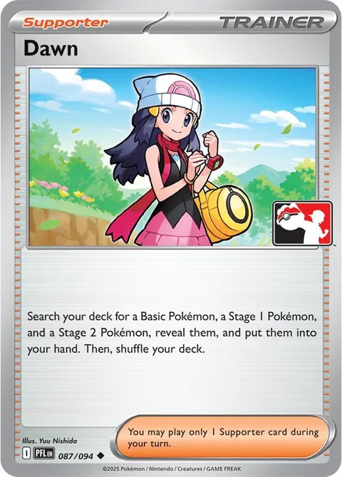 Dawn #087/094 Pokémon card from Prize Pack Series Cards