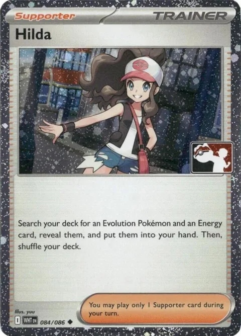 Hilda - 084/086 Cosmos Holo #084/086 Holofoil Pokémon card from Prize Pack Series Cards