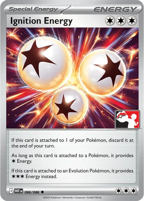 Ignition Energy #086/086 Pokémon card from Prize Pack Series Cards