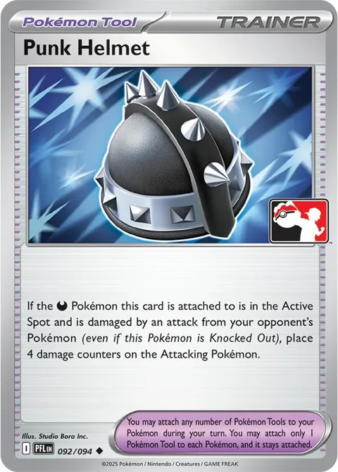 Punk Helmet #092/094 Pokémon card from Prize Pack Series Cards