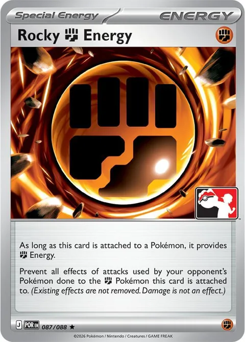 Rocky Fighting Energy #087/088 Pokémon card from Prize Pack Series Cards