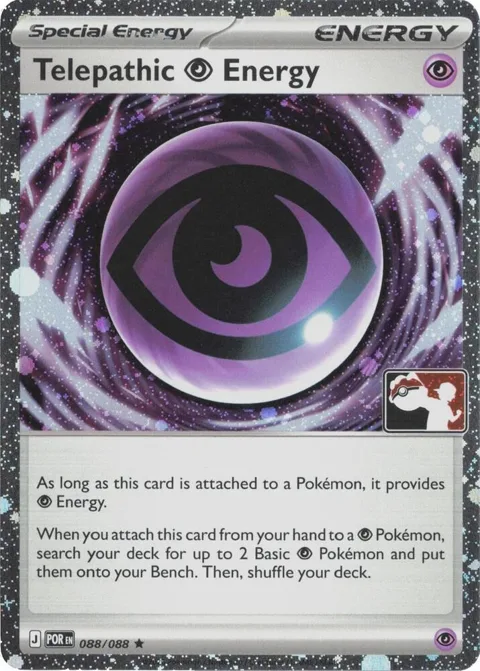 Telepathic Psychic Energy - 088/088 Cosmos Holo #088/088 Holofoil Pokémon card from Prize Pack Series Cards