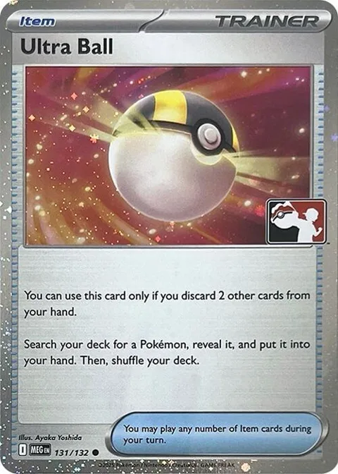Ultra Ball - 131/132 Cosmos Holo #131/132 Holofoil Pokémon card from Prize Pack Series Cards