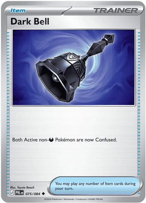 Dark Bell #075/084 Reverse Holofoil Pokémon card from Pitch Black