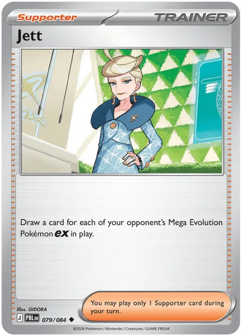 Jett #079/084 Reverse Holofoil Pokémon card from Pitch Black