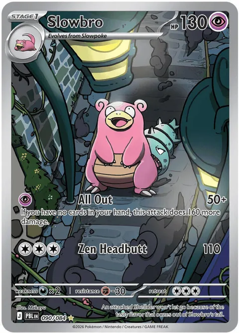Slowbro #090/084 Holofoil Pokémon card from Pitch Black