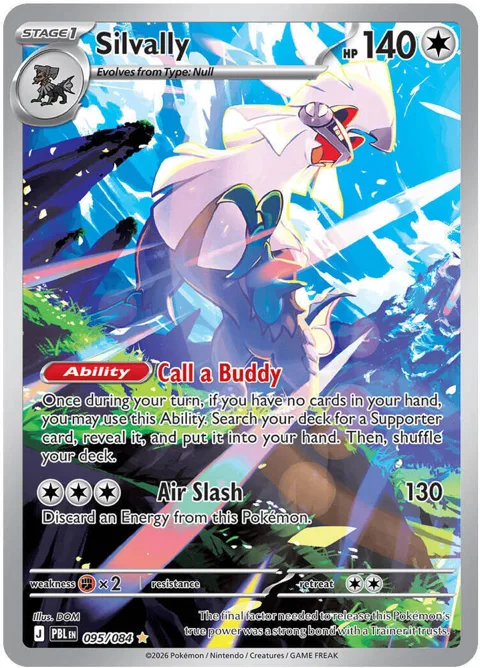 Silvally #095/084 Holofoil Pokémon card from Pitch Black