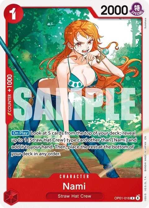 Nami OP01-016 ST31 One Piece card from Starter Deck 31: RED Monkey.D.Luffy