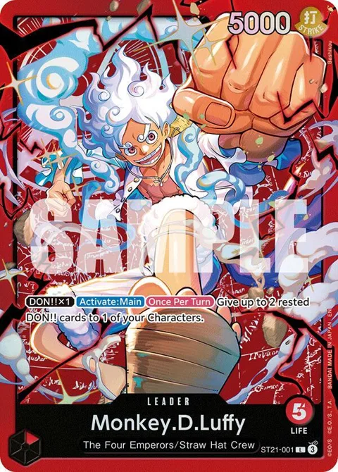 Monkey.D.Luffy ST21-001 ST31 One Piece card from Starter Deck 31: RED Monkey.D.Luffy