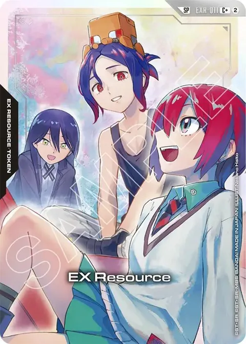 EX Resource C+ SP EXR-011 Gundam card from Freedom Ascension
