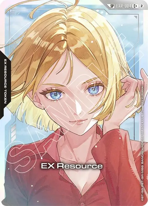 EX Resource C+ SP EXR-004 Gundam card from Freedom Ascension
